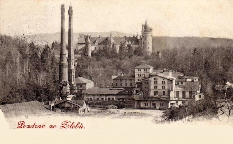 Žleby 1900